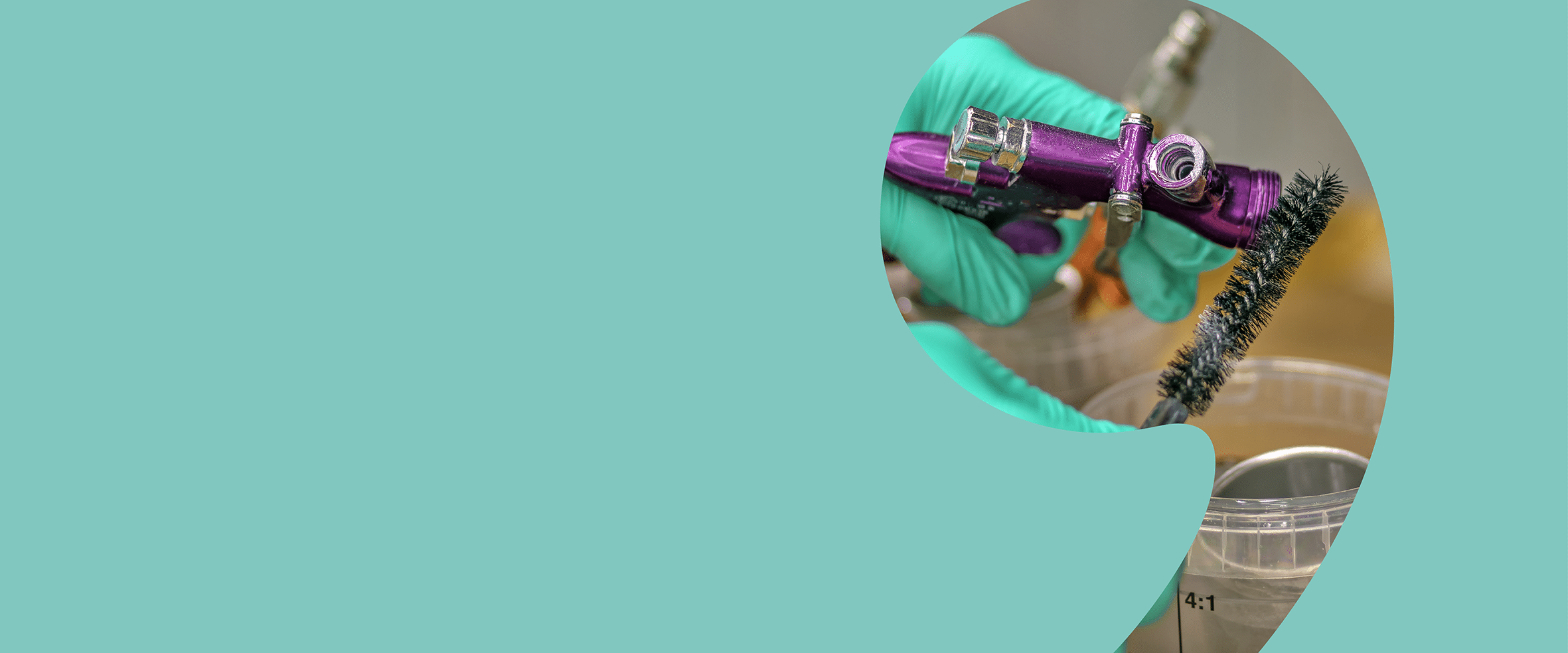 Bannière accessoires, nettoyants et diluants